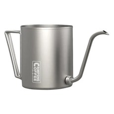 Driver CAMPING COFFEE 戶外手沖壺 600ml SUS304食品級不銹鋼, 1個