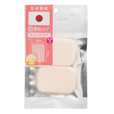 MEKO 長形小海綿 2入, 日本100%NBR, 質地密實有彈性耐用性佳, 13057001, 1包