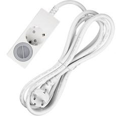 SWEET HOME 韓國製造 一般型接地延長線 2孔 + 安全蓋, 1套, 3m