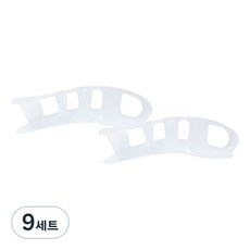 FOOTINSOLE 四孔腳趾環 白色 2入, 9套