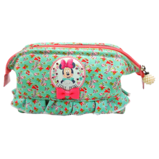 收納王妃 施華洛世奇鄉村風大開口化妝包