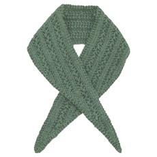 yarna 달리아 릴리 스카프 뜨게실 2p + 인쇄도안 DIY 패키지 세트, 114 씨그린, 1세트