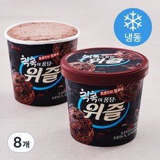 롯데웰푸드 위즐 칙촉 아이스크림 (냉동), 660ml, 1개입, 8개