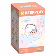 KEEPPLAY 奇妙積木 角落小夥伴 氣球小車系列 積木, 1個, 白熊 + 包袱巾