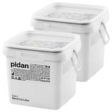 pidan 3in1 三合一混合 寵物貓砂 (豆腐砂 + 活性碳 + 礦砂), 5.2kg, 2桶, 無香