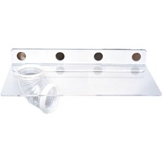 倉鼠磁吸平台 + 亞馬遜L型隧道 + 連接環, 1個, 透明