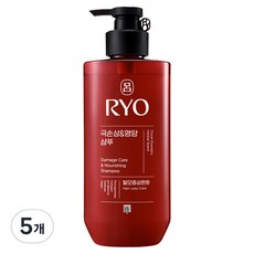 RYO 呂 全方位頭皮養護洗髮精 染燙受損, 480ml, 5瓶