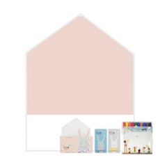 맘스보드 제제하우스애드 베이비핑크 자석보드 세트 + 베이직 3종세트, 리틀래빗, 1개