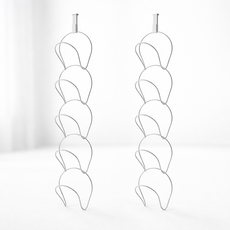 624C 帽子收納用掛鉤架, 白色, 2個