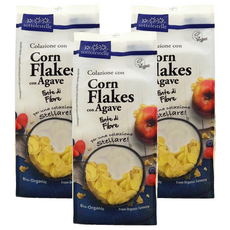 sottolestelle Vegan龍舌蘭糖漿玉米脆片, 3個, 250g