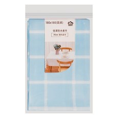 home KENGTAI 佳潔 防水桌巾 圓桌 餐桌/辦公桌/書桌, 顏色隨機, 180 x 180cm, 1條