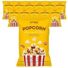 곰곰 팝콘 캐러멜 앤 버터솔트 믹스, 50g, 12개