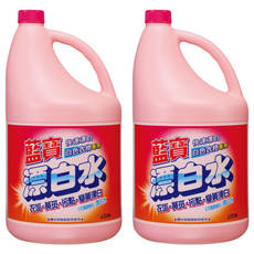 藍寶 漂白水 頑垢、污漬、黃斑、快速漂白, 3.8kg, 2桶