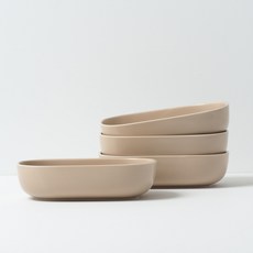 보울보울 국산 레트로라인 오발볼, 카라멜베이지, 4개