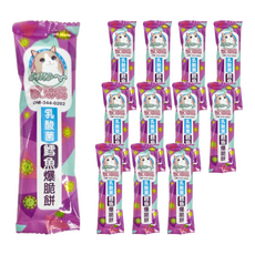 歐姆貓 乳酸菌鱈魚爆脆餅 18週以上, 鱈魚, 20g, 12包