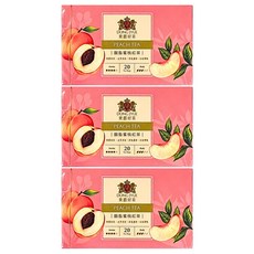 DONG JYUE 東爵好茶 胭脂蜜桃紅茶, 2公克*20包, 香氣濃郁、甘甜調味, 2g, 3盒