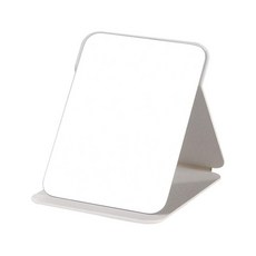 妃妃嚴選 皮革化妝鏡 大, 白色