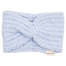 About Bath 馬卡龍色系洗臉髮帶 頭帶, 天藍色, 1個