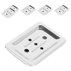 Insvill 不鏽鋼肥皂架, 銀色, 6個