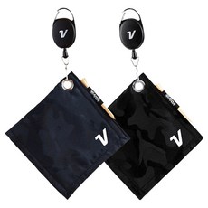 Volvik VBFP 迷彩伸縮毛巾 2款, 1套, 黑色 + 海軍藍