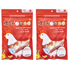 雞老大 犬用零食, 串燒手工雞腿肉潔牙棒, 160g, 2包