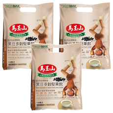 馬玉山 黑豆多穀堅果飲, 30g, 12包, 3袋