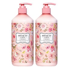 부케가르니 비타콜라겐 퍼퓸 바디로션 화이트머스크향, 750ml, 2개