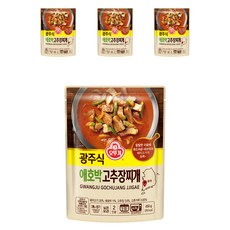 OTTOGI 不倒翁 韓國光州風味櫛瓜辣椒醬湯, 450g, 4包