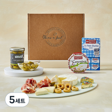 페이장브레통 치즈 샤퀴테리 파티팩 세트 945g + 쇼핑백, 5세트