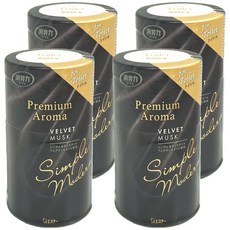 ST 雞仔牌 消臭力 現代主義 浴廁消臭劑 長效消臭配方 高雅絲絨麝香 現代簡約設計, 400ml, 4瓶, 絲絨麝香