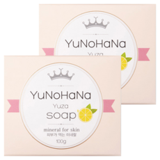 YuNoHaNa 柚子香皂, 100g, 2塊