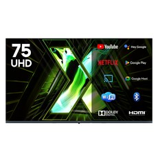 이노스 4K UHD LED 구글 3.0 스마트 TV 방문설치, X75, 벽걸이형, 190.5cm