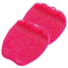 足部清潔刷 粉紅色, 2個