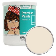 노루페인트 팬톤 내부용 실내벽면 무광 페인트, 110907PearledIvory, 1L, 1개