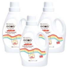 IVLY nature 嬰幼兒衣物清潔劑, 1.8L, 3瓶