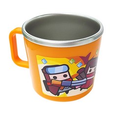 르번 탕탕특공대 논슬립 스텐컵, 혼합색상, 1개, 220ml