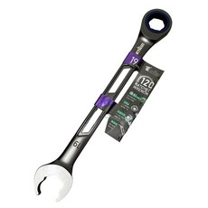 KYRIN 麒麟工具 120齒快速平型棘輪梅開板手 KLR-19 19mm，鉻釩鋼材質，快速切換，省時省力, 1支