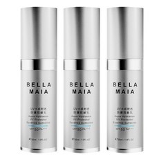 BELLA MAIA 蓓拉瑪雅 UV水感輕透防曬隔離乳 SPF50 PA+++ 30ml, 3瓶