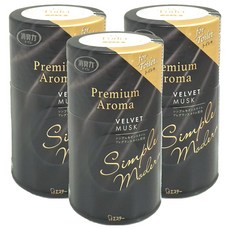 ST 雞仔牌 消臭力 現代主義 浴廁消臭劑 絲絨麝香 長效消臭配方 現代簡約設計, 400ml, 3瓶