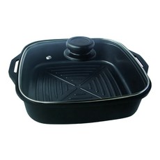 KooKE 煎烤煮不沾方鍋 鋁合金材質 27.5 x 24.5 x 7.4 cm, 1個