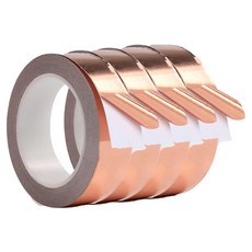 YGRC 導電電路銅箔膠帶 5mm x 20m, 4個