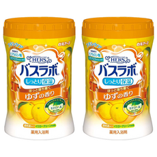 Hakugen Earth 白元 香氛保濕入浴劑 柚子, 680g, 2罐