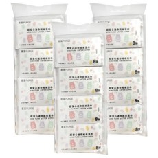 PURGE 普潔 超安心迷你純水濕巾 小熊軟糖, 8包, 3袋