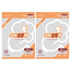 크린랩 크린 김장백, 특대형(약20포기), 20개입, 2개