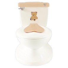 aguard Dottodot 幼兒如廁訓練馬桶, 白色, 附可拆式防噴濺擋板