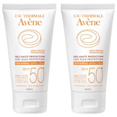 Avene 雅漾 全效潤色防曬霜 SPF 50+ 無香精 低過敏性, 50ml, 2條
