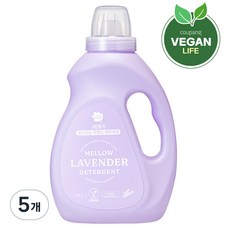 GREEN FINGER 綠手指 溫和薰衣草洗衣精, 1.4L, 5個