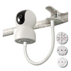 Inpishop 360度夾式家用攝影機支架+支架 3種組 白色, 單一商品, 1套