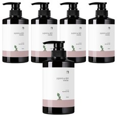 살림백서 오푼티아 앤 밤부 트리트먼트 베이비파우더향, 500ml, 5개