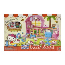 Hello Kitty 凱蒂貓 速食店玩具組 3歲以上, 多色, 1組